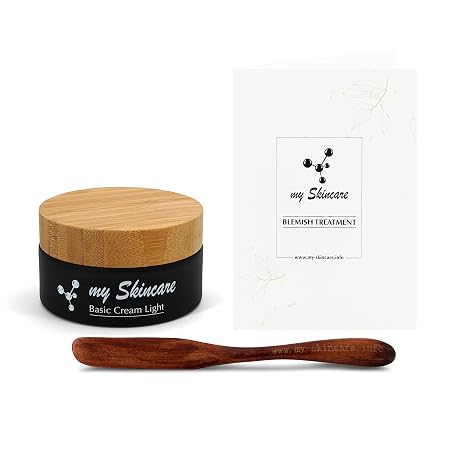 Gesichtspflege Set für ölige oder unreine Haut - leichte gut verträgliche Pflege - Sensitive Creme zum Selbermischen 50ml
