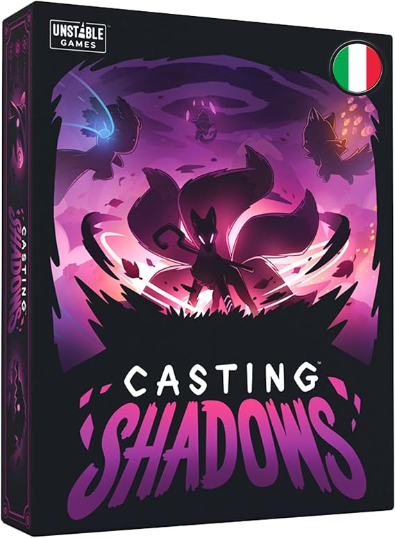 Asmodee: Casting Shadows Board Game, 2-4 Players, 12+ Years, Italian Edition