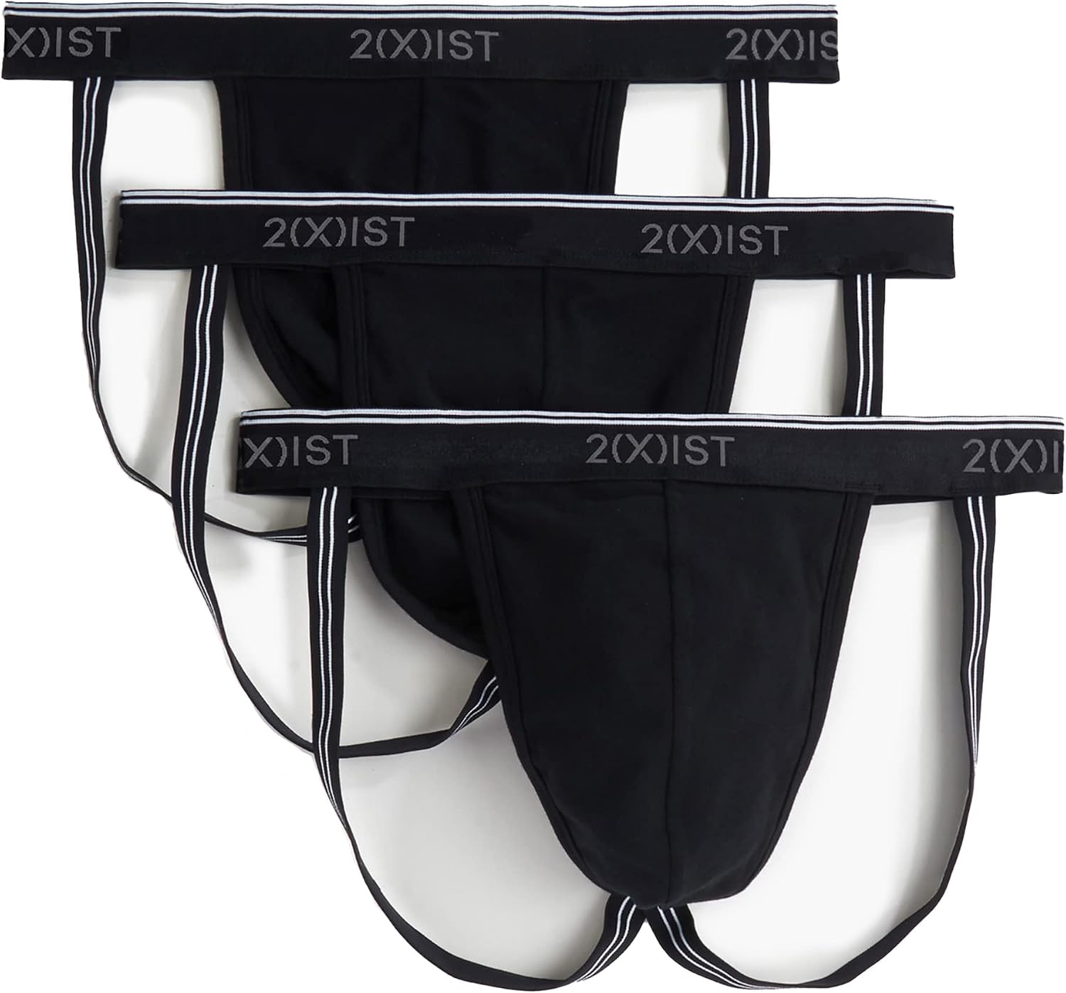 2XIST Men's Cotton Stretch Jock Strap 3-pack Jock Strap