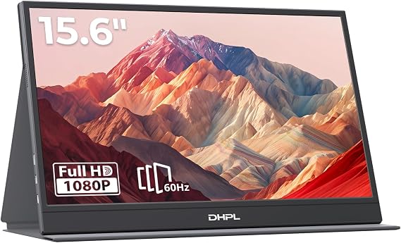 15.6" Portable Monitor, Matte IPS FHD 1080P 60Hz