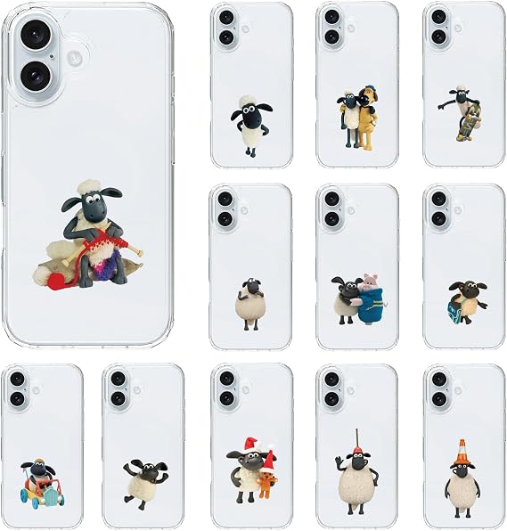 ひつじのショーン スマホケース iphone13miniクリアケース 黄ばみ防止 スマホカバー 全機種対応 ショーン_ iPhone携帯カバー 13mini用 ショーン 米軍MIL規格 おしゃれ すまほけーす 耐衝撃 かわいい 防水ケース カメラレンズ保護 イヤレス充電対応 安心保護 誕生日贈り物 傷汚れ防止 指紋防止 並行輸入品