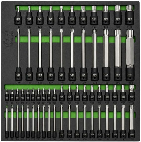 E2544-62 PC Comprehensive Impact Star Bit Socket Set