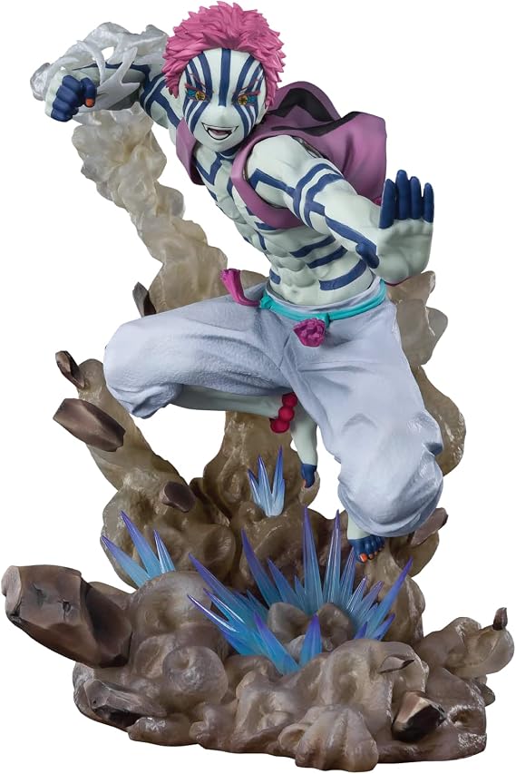 TAMASHII NATIONS - Demon Slayer: Kimetsu no Yaiba - Akaza Upper Three, Bandai Spirits FiguartsZERO Collectible Statue