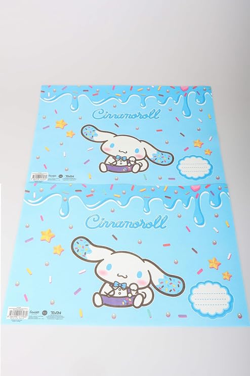 x Dekomus Lisanslı Cinnamoroll 2 Adet Beslenme Örtüsü
