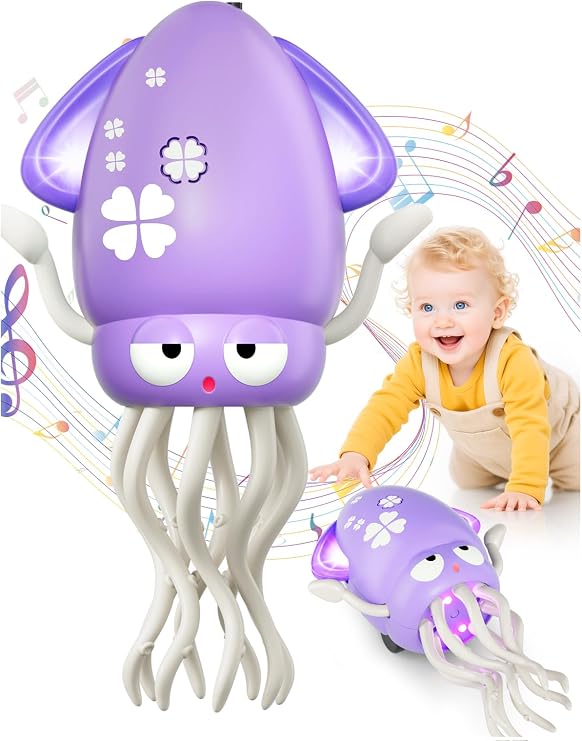 WAVISA Purple Dancing Squid
