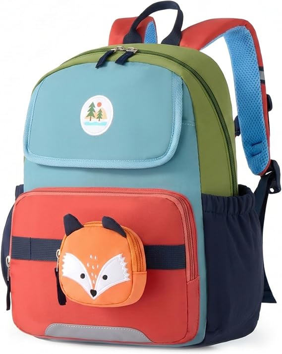 PROTAURI Children's Backpack with Coin Purse Boys Girls 3-6 Years 12L, blue