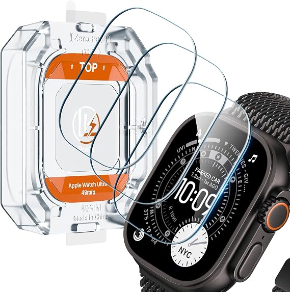 LK 3 Pack for Apple Watch Ultra 4/Ultra 3 / Ultra 2 Screen Protector 49mm