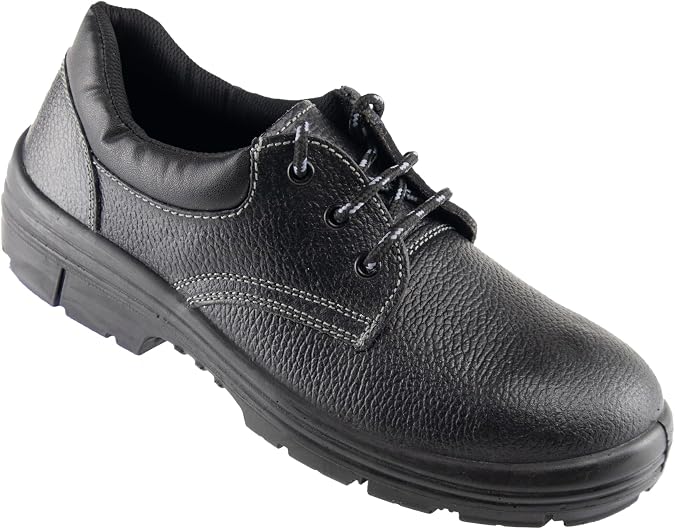 Himalayan S1P/SRC Men’s Leather Waterproof Safety Boots - Steel Toe Cap &amp; Steel Midsole Protection, 200°C Heat Resistant Outsole, Slip Resistant SRC Sole, Certified Work Boots, Cost Effective