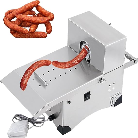 200W Automatic Sausage Linker Machine,Sausage Machine,Stainless Steel Automatic Sausage Tying & Knotting Machine,Electric Sausage Tying Machine,for supermarkets, Butcher Shops