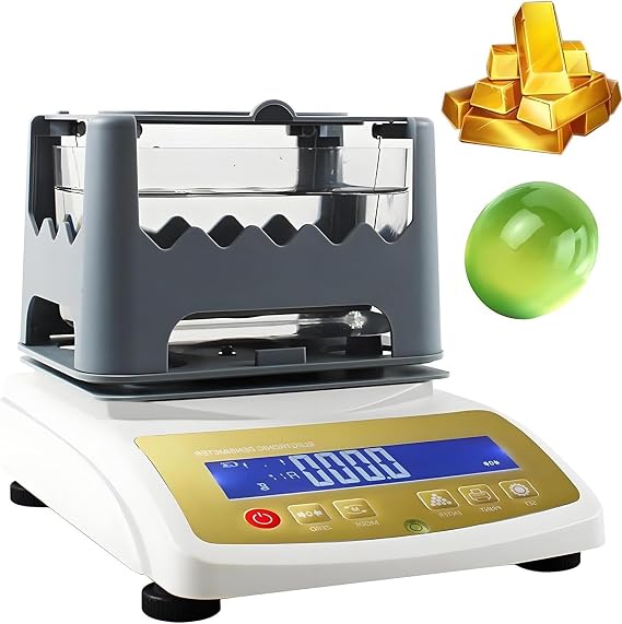 Digital Electronic Gold Purity Tester, High Precision Gold Testing Analyzer Machine, Metal Tester for Jewelry, Accurate Density Meter & Solid Densimeter - Ideal for Jewelry Testing