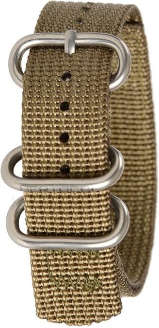 Bertucci B-207 Men's Heavy Duty Two-Ply Patrol Olive Nylon Smart Watch Band