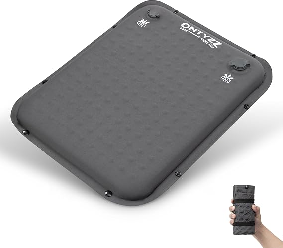 ONTYZZ Seat Cushion Self-Inflating Camping Seat Mat 41 x 33 x 4 cm Seat Cushion Outdoor Foldable Cushion Inflatable for Hiking Picnic