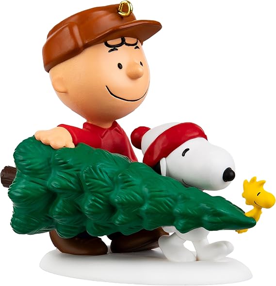 Hallmark Keepsake PEANUTS Ornament, Charlie Brown, SNOOPY & WOODSTOCK