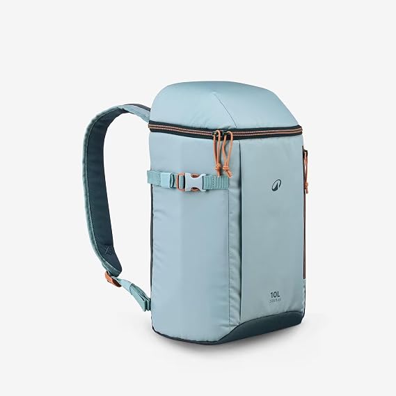 Decathlon Quechua Cooler Backpack - 10 L - Blue - Keeping Cool for 5 Hours - 100 Light Blue
