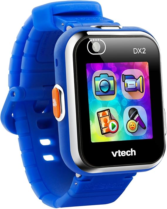VTech Kidizoom Smart Watch DX2, Blue Watch for Kids with Games, Camera for Photos & Videos, Colour Screen, Photo Effects & More, for Infants aged 4, 5, 6, 7 + years