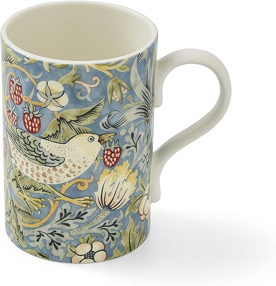 Morris & Co Spode Strawberry Thief Mug Blue/Multi