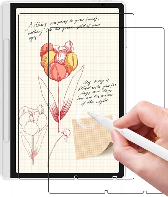2-Pack Screen Protector for XPPen Magic Note Pad 10.9 inch Tablet, Matte PET Paper Film for Drawing/Writing,Ultra HD Clear,Anti Glare,Anti Fingerprint