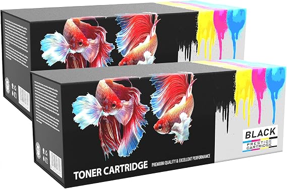Compatible Laser Toner Cartridge for Dell 2330, 2330D, 2330DN, 2350, 2350D, 2350DN - Black, 2-Pack