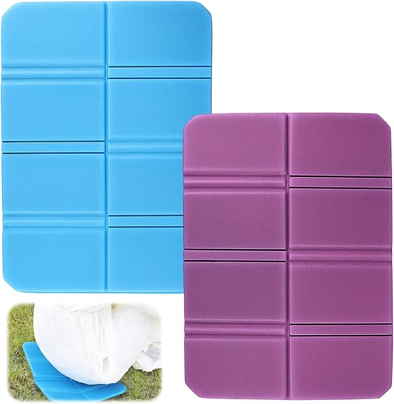 Fofuo 2Pcs Folding Foam Sit Mat Portable Foldable Seat Pad Outdoor Cushion
