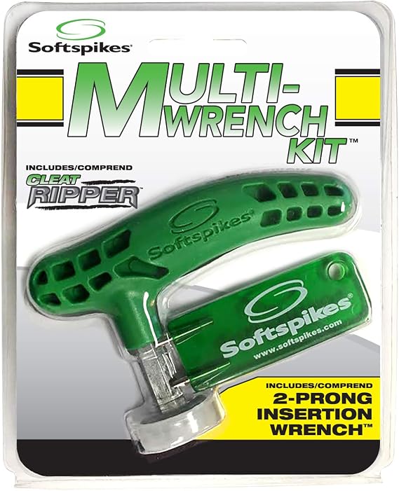 SOFTSPIKES Cleat Ripper Spike Wrench and 2 Pin Wrench Combo