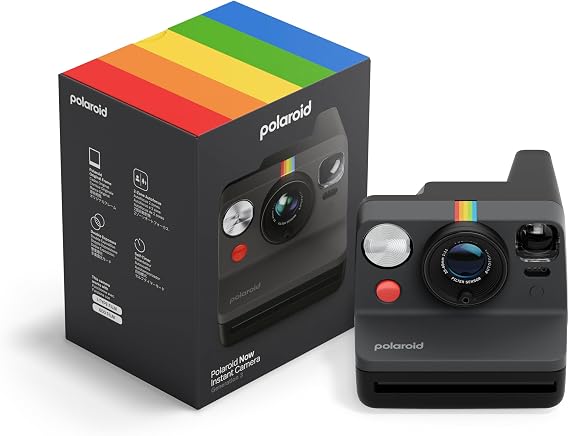 Polaroid - Now Generation 3 - Instant Camera - Black (9154)