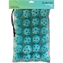 Bandit Sports Mini Popper Plastic Baseballs, Made of Impact-Resistant and Rebounding Material, Perfect Practice Baseballs & Hitting Ball Training