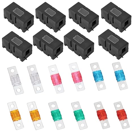 8 Pcs Ans Fuse Holders, Car Mega Fuses Box