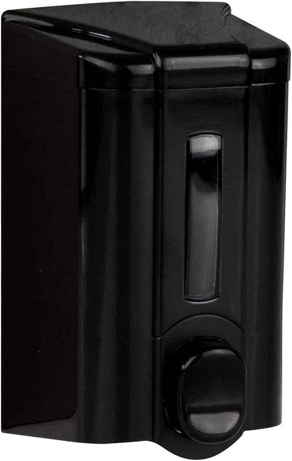 Vialli S2b Liquid Soap Dispenser Apparatus Black 500 Ml