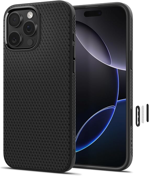 Spigen Liquid Air T MagFit Case for iPhone 16 Pro - Matte Black