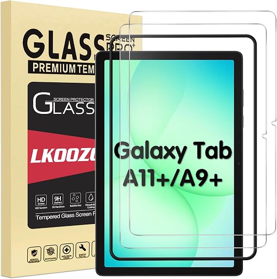 2 Pack Screen Protectors for Samsung Galaxy Tab A11+ /A9+ 11 inch