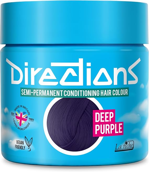 La Riche Directions Semi-Permanent Hair Color 100ml Tub - Deep Purple