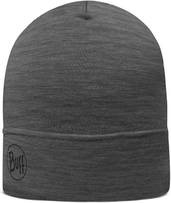 Buff | Merino Beanie Lightweight Men Women Adult Scarf Multifunctional 100% Merino Wool, Hiking, Outdoor, Sustainable, Lightweight, Thin, One Size
