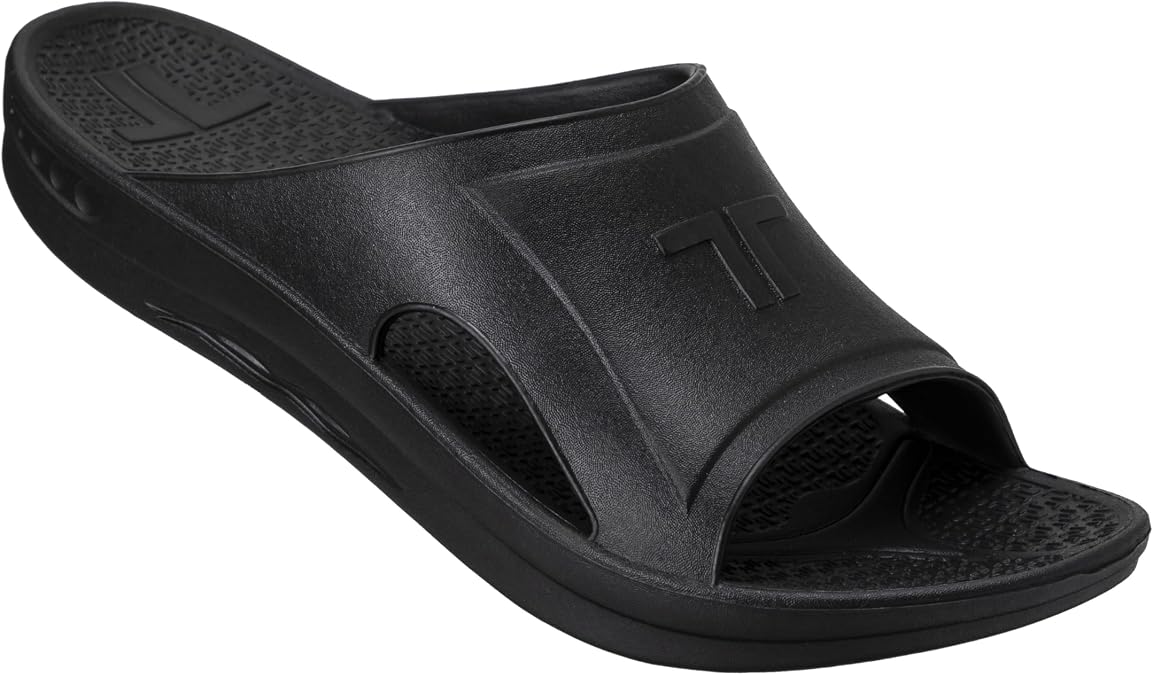 Telic Unisex Adult Authentic Product Slide Sandal SLIDE1 Shock Absorption Lightweight Indoor Wear Arch Support Cushioning EVA Recovery Recovery Sandal