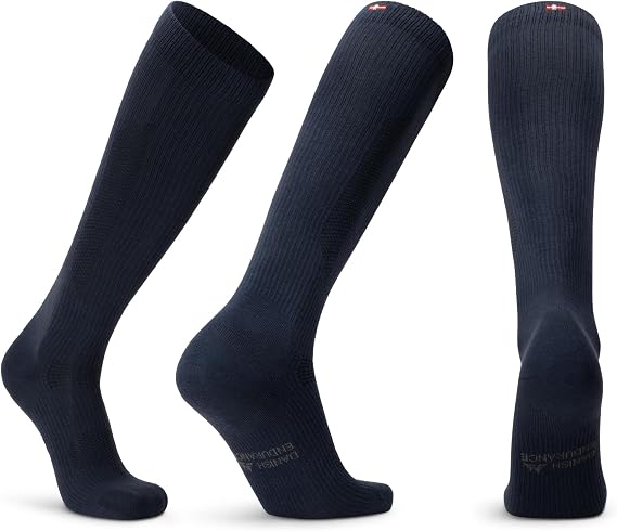 DANISH ENDURANCE Organic Cotton Compression Socks, 1 and 3 Pack
