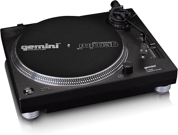 Gemini Sound TT-5000 High Torque Direct-Drive Turntable with USB - Digitize Vinyl, Built-in Phono Preamp, 33/45/78 RPM, Pitch Control, DJ Ready