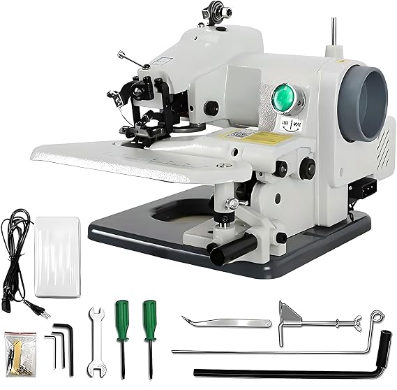 Portable Blind Stitch Hemming Machine for Sewing and Embroidery, High-Speed Operation with Adjustable Needle Pitch, Ideal for Hemming Trousers and Skirts