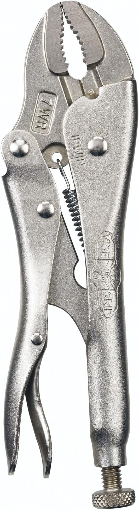 IRWIN Vise-Grip Original Locking Pliers with Wire Cutter, Curved Jaw, 7-Inch (702L3)