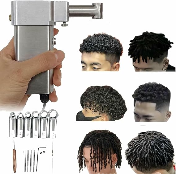 Dreadlock Machine Kit,Dreadlock Maker,Dreadlocks Maker Machine,Hair Braiding Machine, Electric Dreadlock Machine,Dreadlock Crochet Braiding Making Machine, For Dreadlocks Braiding ~/