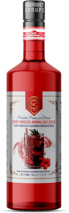 Nish Berry Hibiscus Aromalı Baz İçecek 700 ML - Pet Şişe