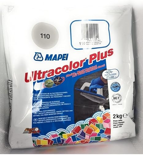 Mapei UltraColor Plus Polymer-Modified Grout, Manhattan Grey, 5kg