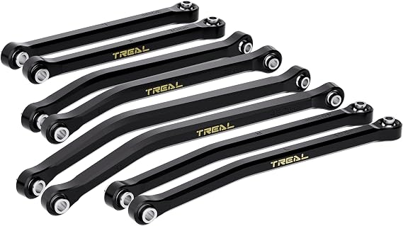 Treal Brass High Clearance Chassis Links, 8P Set for SCX30