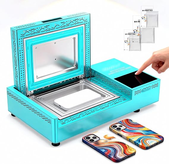 3D Vacuum Sublimation Machine with Precise Temperature Control and Included Molds for Customizing Phone Cases and 3D Items