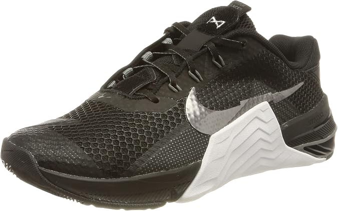 Nike Women's Metcon 7 Training Shoe, Black/Metallic Dark Grey/White, 6 US, black grey white, 23.0 cm
