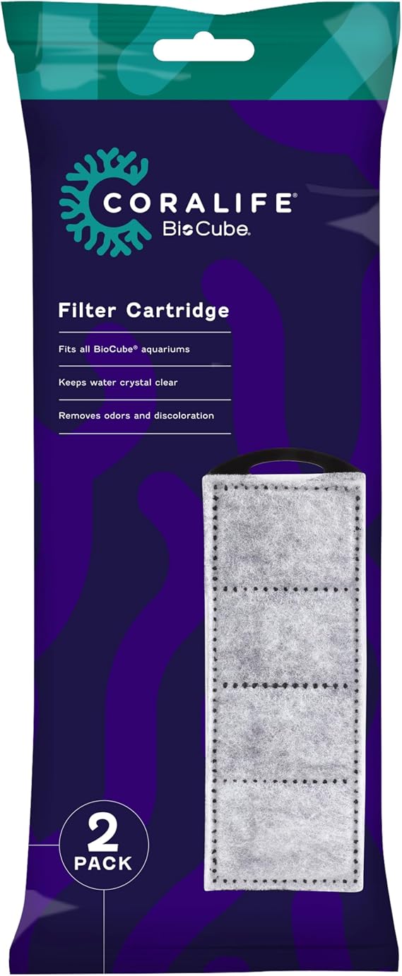 Coralife 2-Pack BioCube Filter Cartridge for Aquarium