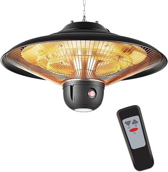 DONYERPOWER 2000W Outdoor Ceiling Heater, IP24 with Remote