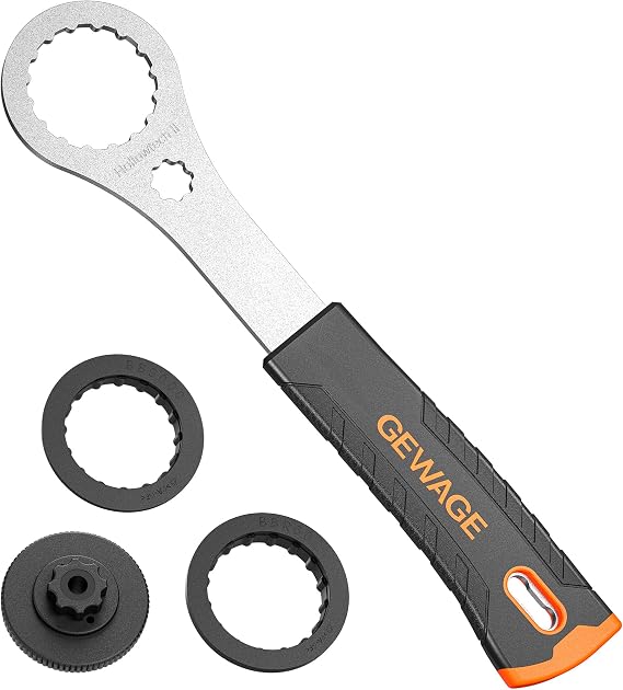 GEWAGE Bicycle Centre Lock Tool, Bicycle Bottom Bracket Key Compatible with Hollowtech II/BB9000,BBR60,M8000, RaceFace,Cinch,Rotor BSA30,Hawk Racing,BB3086M