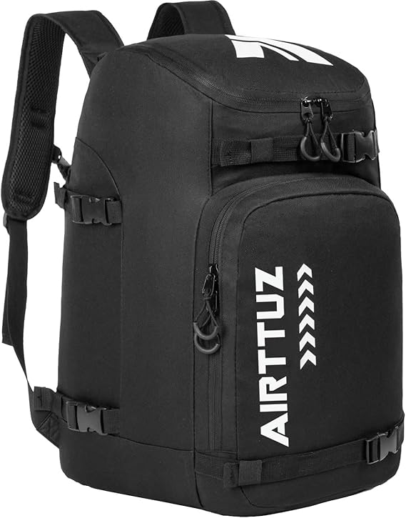 Ski Boot Bag - Ski and Snowboard Boots Backpack，Excellent for Travel with Waterproof Exterior & Bottom - for Men, Women and Youth.