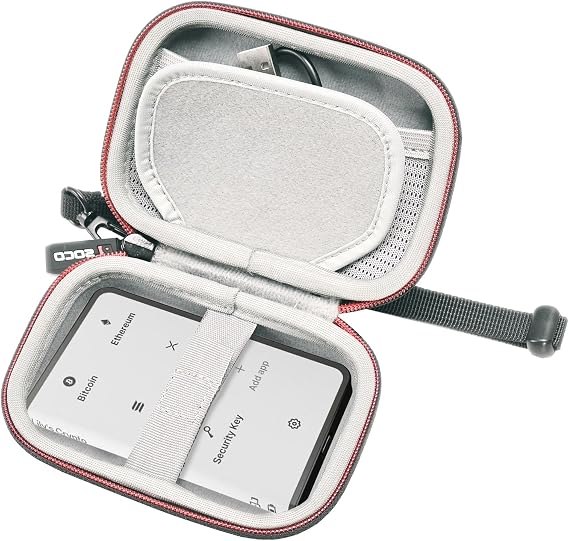 RLSOCO Carrying Case Ledger Flex/STAX Secure E Ink Touchscreen Encryption Wallet Case Only