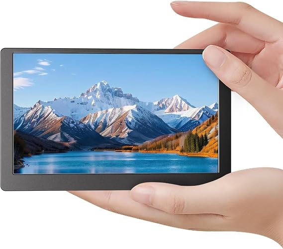 5 Inch Display Screen, Small HDMI IPS Monitor, 800 x 480, Mini LCD Screen, Portable Screen, HDMI Compatible Module for Raspberry Pi 3/3B/3B+/4/4B Orange pi Banana pi Mini PC