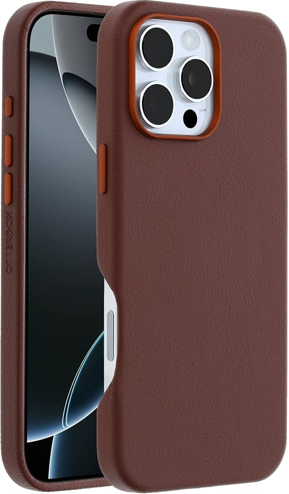 OtterBox Symmetry Serisi Kaktüs Derisi MagSafe Kılıf iPhone 16 Pro Max Uyumlu, Darbeye ve Düşmeye Karşı Koruyucu İnce Koruyucu Kılıf, Kahverengi